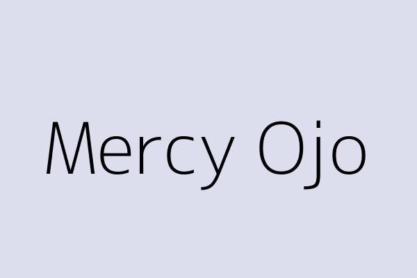 Mercy Ojo